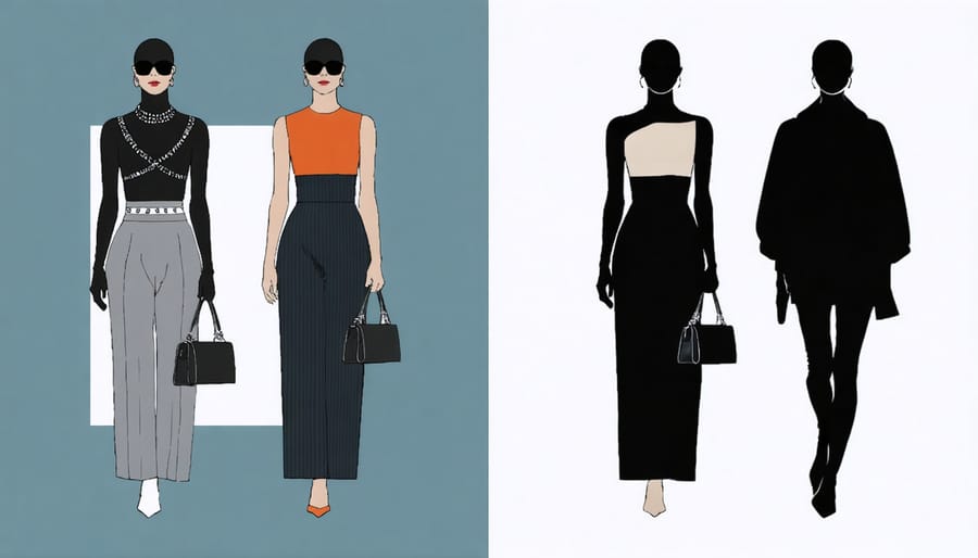 Color analysis showing how a celebrity consistently uses specific colors in their wardrobe