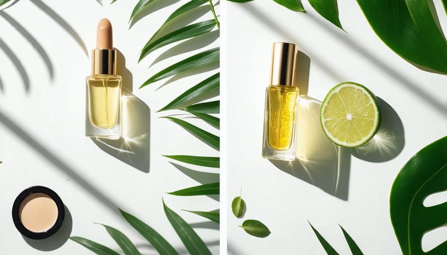 Comparison of high-end and affordable sustainable skincare products