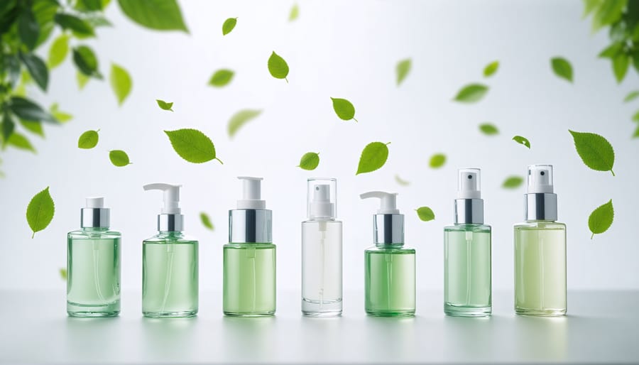 Beauty product packaging being recycled for rewards points